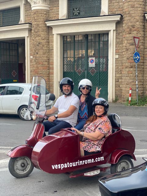 Rome: Highlights Vespa Sidecar Tour with Coffee and Gelato - Janiculum Hill and the Fontanone