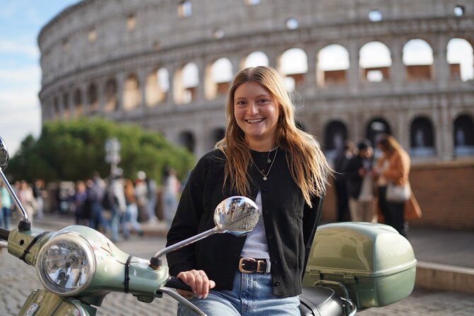 Rome Lizzie McGuire Experience with Vespa Tour - Starting near the Colosseum at Caffe Roma
