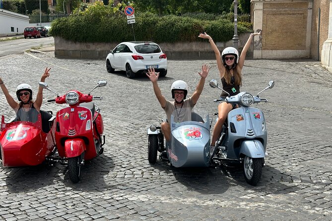 Rome Private Tour in a Vintage Vespa Sidecar Style for 90 Minutes - SantIgnazio reveals Rome’s playful art
