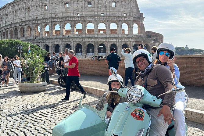 Rome Private Tour in a Vintage Vespa Sidecar Style for 90 Minutes - Via Giulia slows the pace