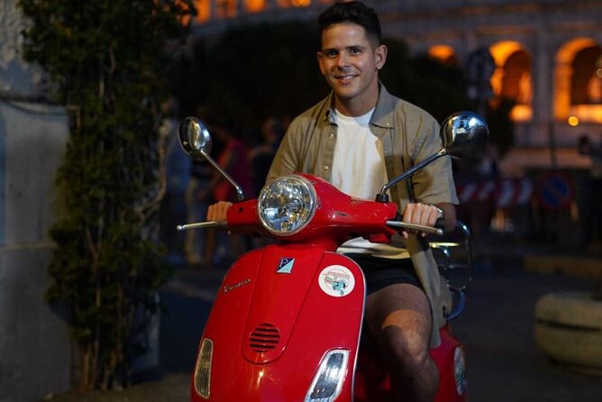 Rome Private Vespa Tour - Passing the Roman Forum and Circus Maximus