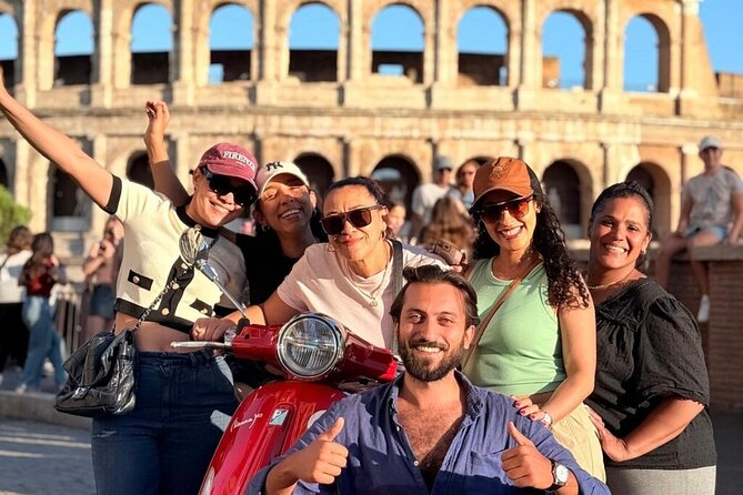 Rome Private Vespa Tour Pick-up from Hotel - Passing the Circus Maximus
