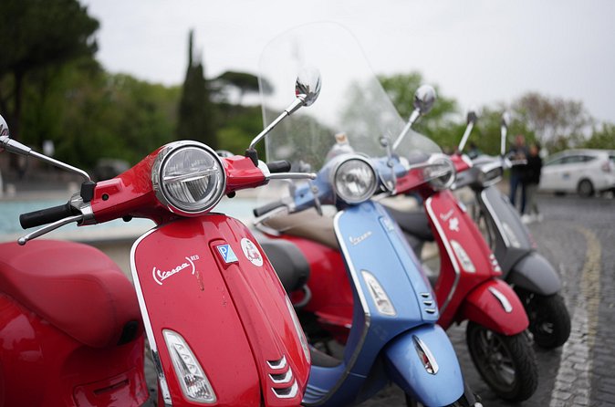 Rome’s Highest Hills Skyline Vespa Tour with Driver and Photo - The Spanish Steps bring you into Rome’s social center