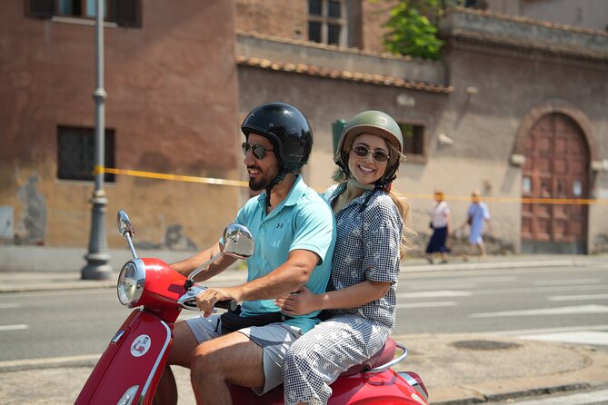 Rome’s Highest Hills Skyline Vespa Tour with Driver and Photo - The ride begins around Rome’s famous center