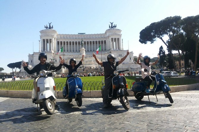 Rome Vespa Grand Tour - Pickup, meeting point, and timing