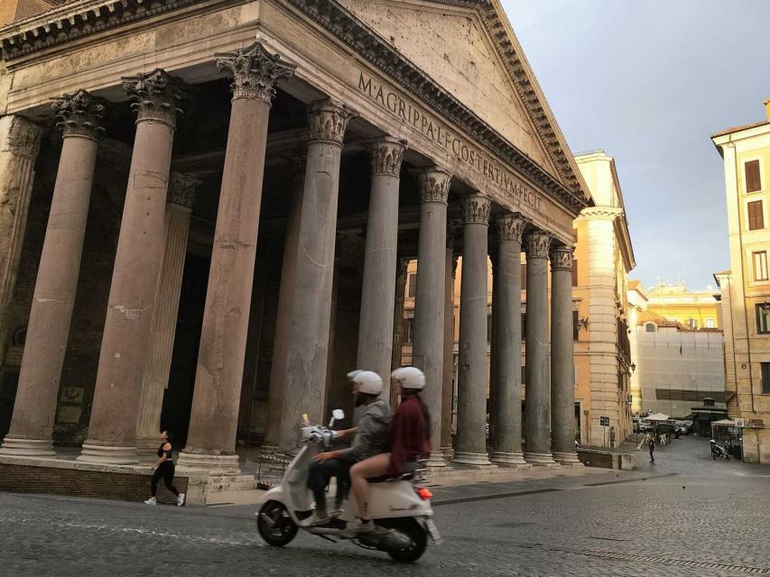Rome Vespa Half-Day Tour with Private Driver - How this compares with walking and bus tours