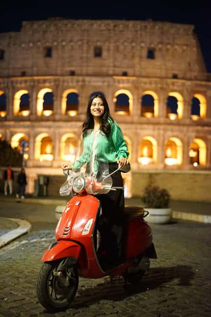 Rome: Vespa Night Experience with Aperol Spritz & Photos - Key points to know before booking