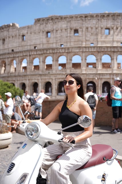 Rome: Vespa Photo Tour with Historic City Highlights - Starting at Via del Colosseo, 31