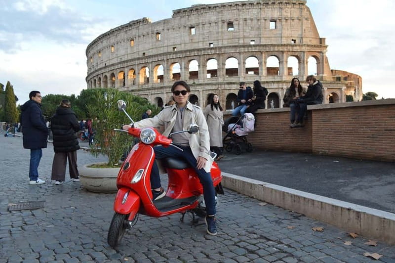 Rome Vespa: Photos, City Highlights, Sightseeing by Vespa - Meeting the guides near Cavour Street