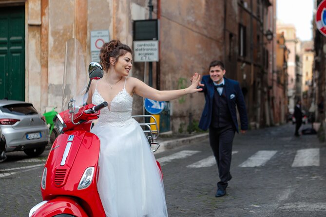 Rome Vespa Scooter Tour with Professional Photographer - Gianicolo Hill delivers the best view