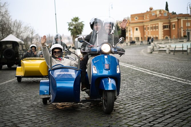 Rome Vespa Sidecar Food Tour with Local Tastings - What riding in the sidecar is really like