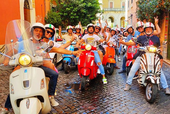 Rome Vespa Small Group Sightseeing Tour, 3 Hour Experience - Safety, weather, and comfort