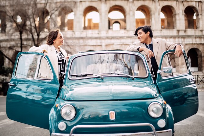 Rome Vespa Small Group Tour with Photoshoot - Acqua Paola Fountain on Janiculum Hill