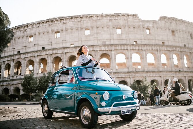 Rome Vespa Small Group Tour with Photoshoot - Starting near the Colosseum at Oppio Caffè