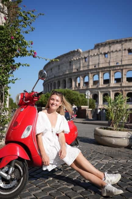 Rome Vespa Tour: Spirit of the Jubilee - Starting beside the Colosseum