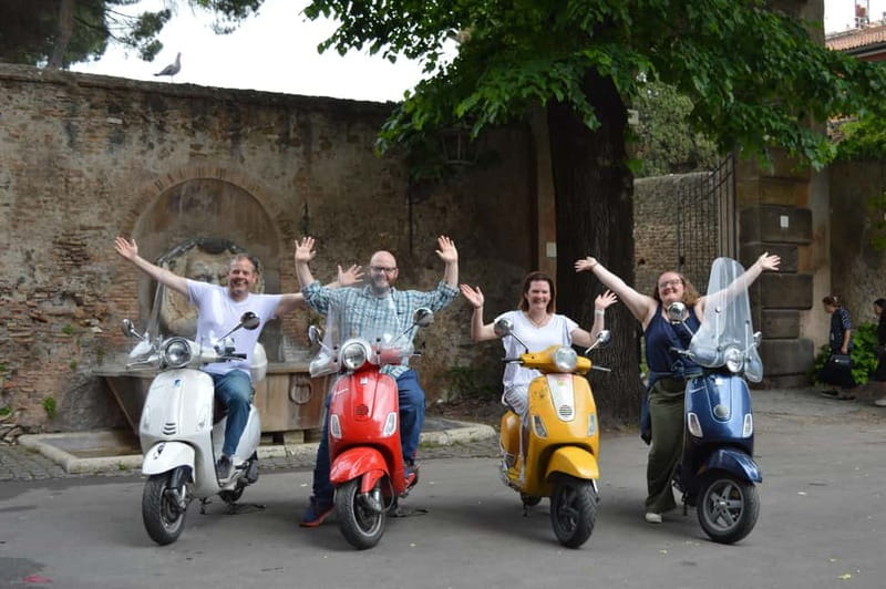 Rome: Vespa tour “When in Rome” with Dessert and Photography - Starting near Via Cavour