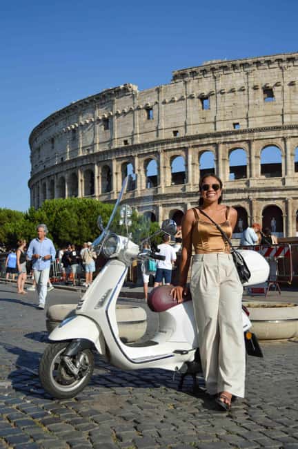 Rome: Vespa tour “When in Rome” with Dessert and Photography - The Orange Garden: Rome from a peaceful terrace