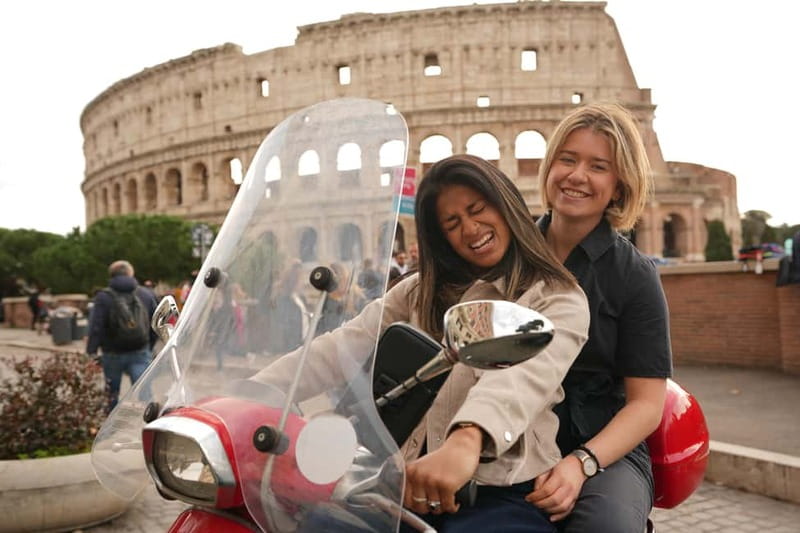 Rome: Vespa Tour with Hidden Gems and Driver - Aqua Paola Fountain brings a grand Roman backdrop