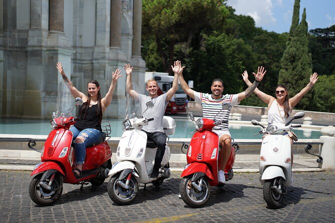 Rome Vespa Tour with Tiramisu - Key points at a glance