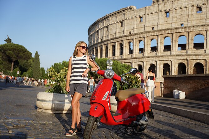 Rome Vespa Tour with Tiramisu - Starting beside the Colosseum at Via del Colosseo 31