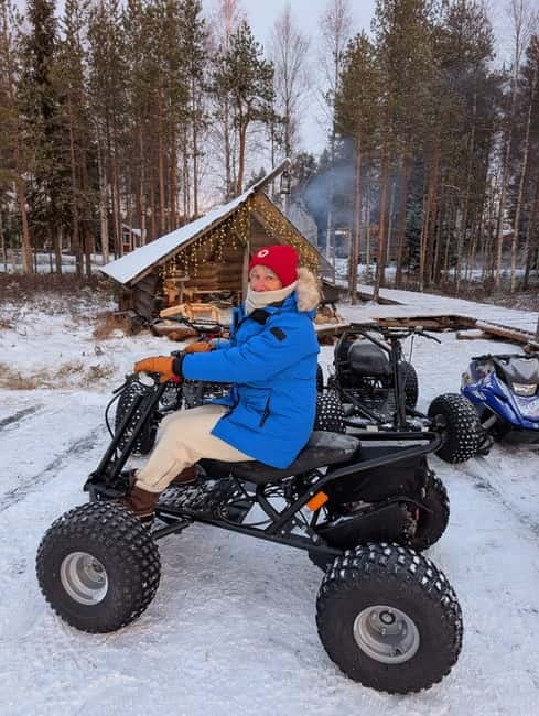 Rovaniemi: Santa Village Tour+Lunch In Glass Igloo+Scooters - The 30-minute scooter ride