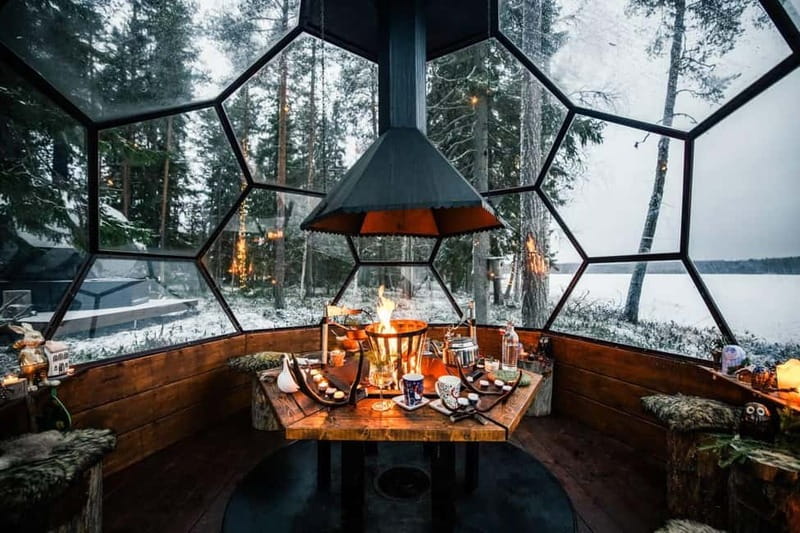 Rovaniemi: Santa Village Tour+Lunch In Glass Igloo+Scooters - Starting in Rovaniemi with a private vehicle