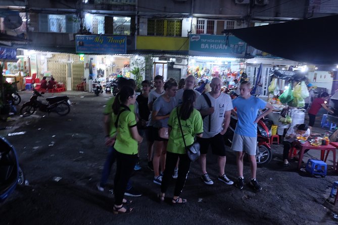 Saigon After Dark and Street Food by Motorbike and Scooter - Nguyen Thien Thuat Street and everyday Saigon