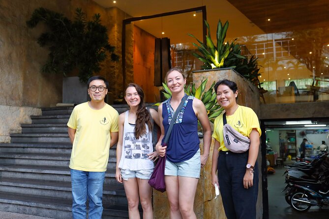 Saigon Night Street Food and City Tour on Scooter - Vietnamese pancakes begin the food trail