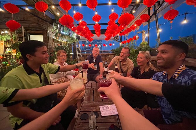 Saigon Night Street Food and Craft Beer Tour by Vespa Scooter - Nguyen Thien Thuat apartment buildings and old Saigon