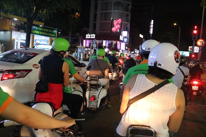 Saigon Vespa By Night Street Food Tour 4,5 Hours - Finishing at a music bar