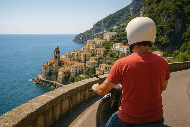 Salerno: Scooter Rental to travel the Amalfi Coast - Positano is the grand finale, with a time cost