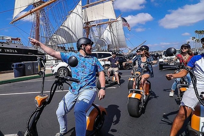 San Diego GPS Guided Scooter Tour: Downtown & Balboa Park Sights - Coronado Ferry Landing and the final waterfront stretch