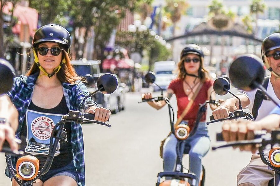 San Diego: Self-Guided Scooter Tour of Downtown & Old Town - Gaslamp Quarter, from rough past to nightlife center