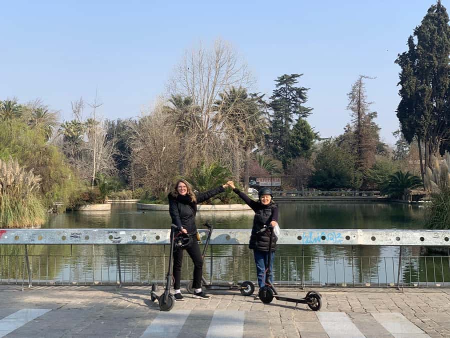 Santiago: Electric Scooter City Tour with Lunch - Riding the Alameda to La Moneda