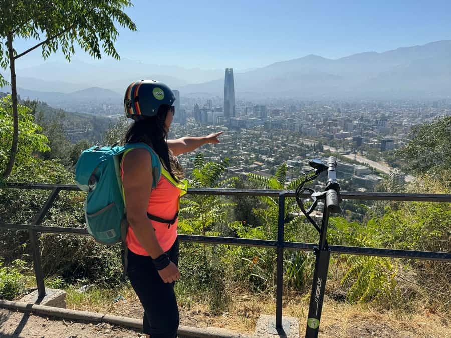 Santiago sunset tour on an electric scooter. City and nature - Is $73 good value?