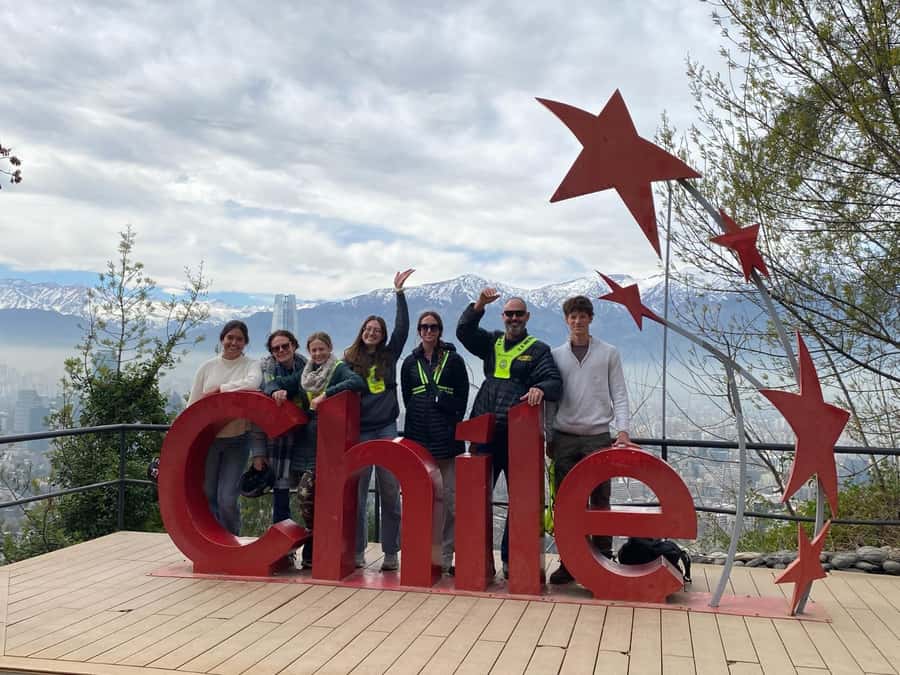 Santiago sunset tour on an electric scooter. City and nature - Why this Santiago tour works so well at sunset