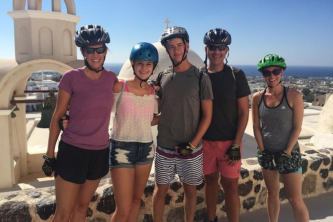 Santorini Tour on Electric Bikes & Scooters - Starting at Perissa’s Black Beach