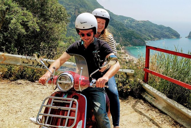 Savour The Flavors Of Corfu Vespa Scooter Tour - The View from Kaiser’s Throne