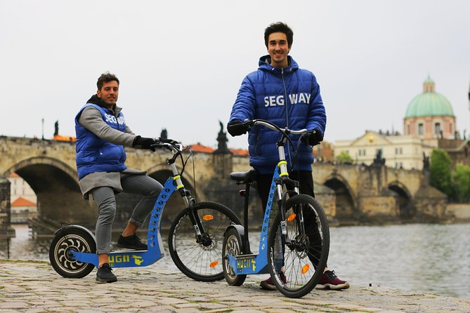 Scenic Panoramic views e-Scooter/ eBike Guided Tour of Prague - Lennon Wall and Kampa Island: an easy opening