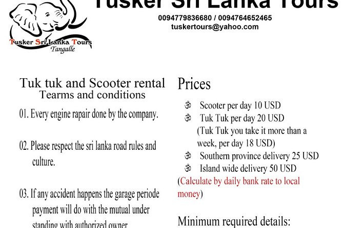 Scooter rent - A 24-hour scooter gives you real freedom