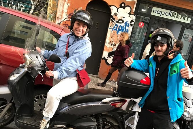 Scooter Tour In Naples - Borgo Marinari below Castel dell’Ovo