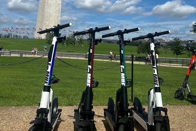 Scooter Tour — Washington DC's Monuments and Memorials - The Washington Monument and the Tidal Basin loop