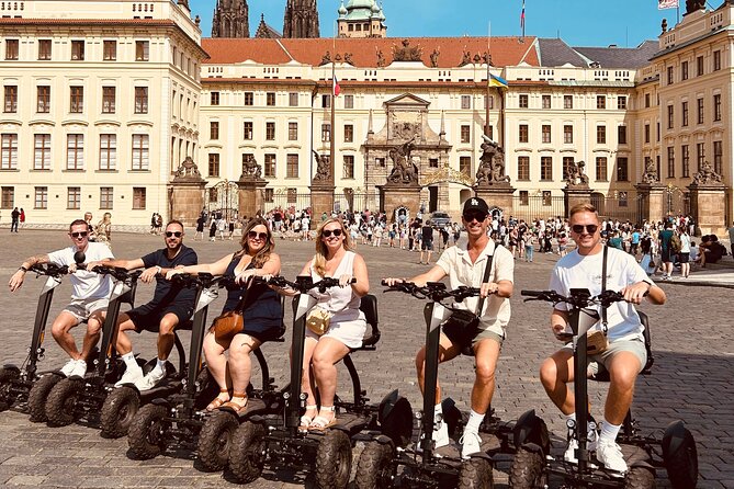 Scooter tours to Prague Castle and views. - A seated ride built for Prague’s hills