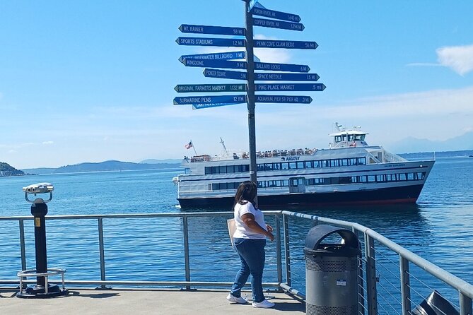 Seattle Waterfront Electric Scooter Tour with Great Wheel - Pioneer Square, from the pergola to the Klondike Gold Rush