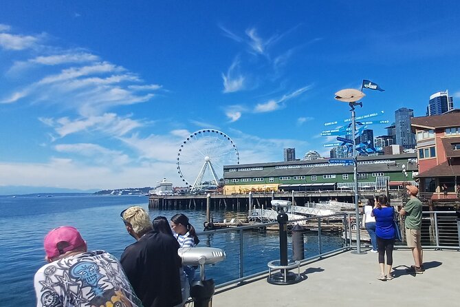 Seattle Waterfront Electric Scooter Tour with Great Wheel - The new urban beach and old waterfront landmarks