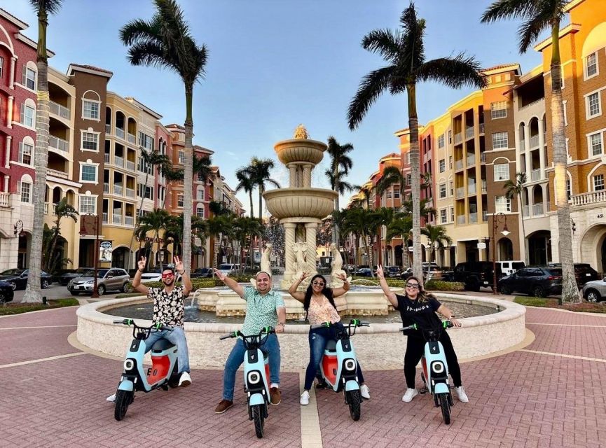 Segway Electric Moped Tour - Fun Activity Downtown Naples - Port Royal, villas, and the city’s residential side