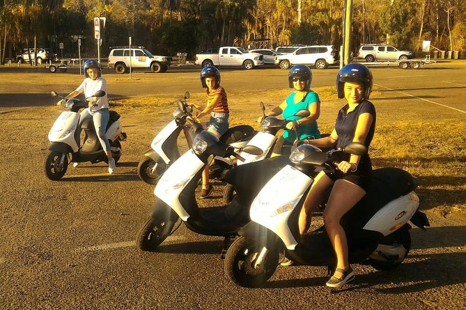 Self Guided Agnes to 1770 Scooter Hire - Learning the scooter before the road
