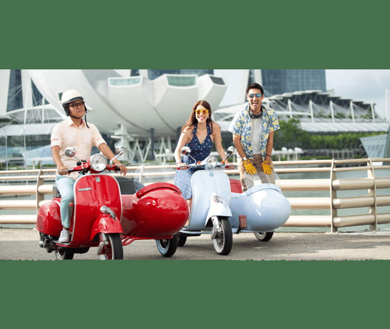 Singapore: Kampong Glam & Civic District Vespa Sidecar Ride - From Kampong Glam to Singapore’s Civic District