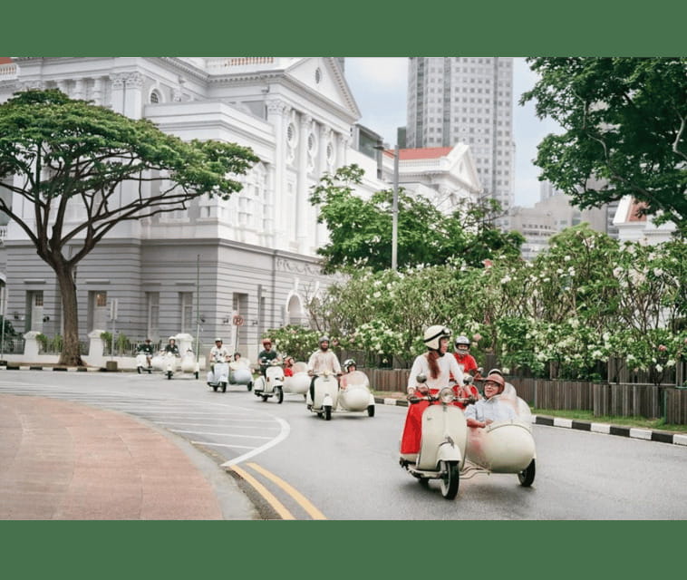 Singapore: Kampong Glam & Civic District Vespa Sidecar Ride - Choosing between the shorter and longer rides