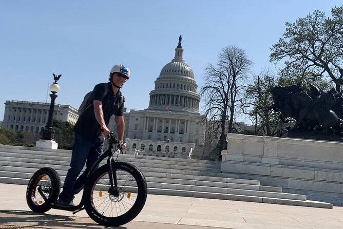 Small Group 5-Hour DC Tour via Electric Scooter for Ages 16+ - The Capitol and White House: a quick start with big symbols